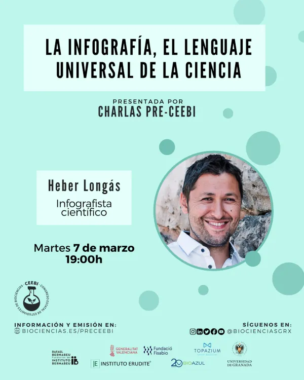 Charla Pre-CEEBI "La infografía, el lenguaje universal de la ciencia"