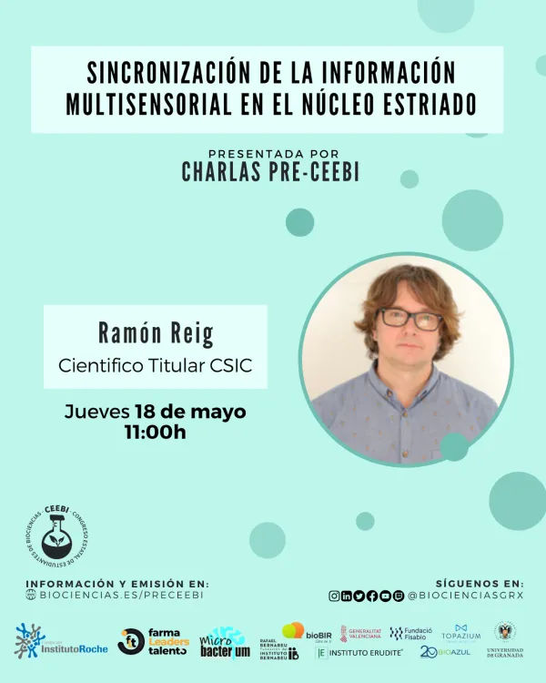 Charla pre-CEEBI | Sincronización de la información multisensorial en el núcleo estriado