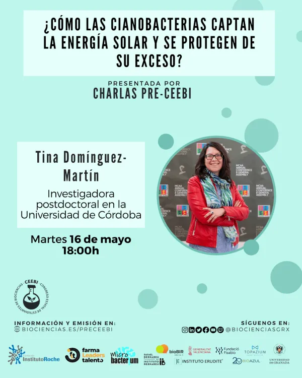 Charla Pre-CEEBI | ¿Cómo las cianobacterias captan la energía solar y se protegen de su exceso?
