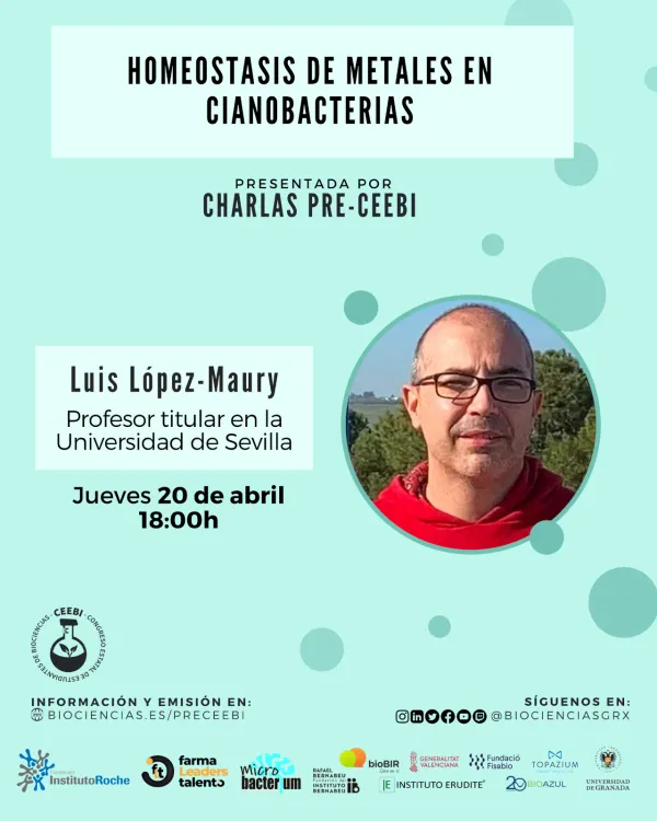 Charla Pre-CEEBI | Homeostasis de metales en cianobacterias
