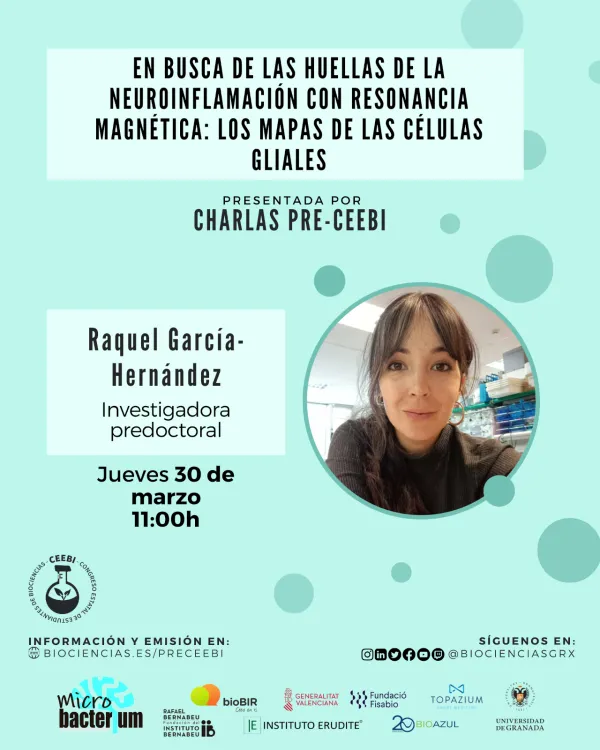 Charlas pre-CEEBI | En busca de las huellas de la neuroinflamación con resonancia magnética: los mapas de las células gliales