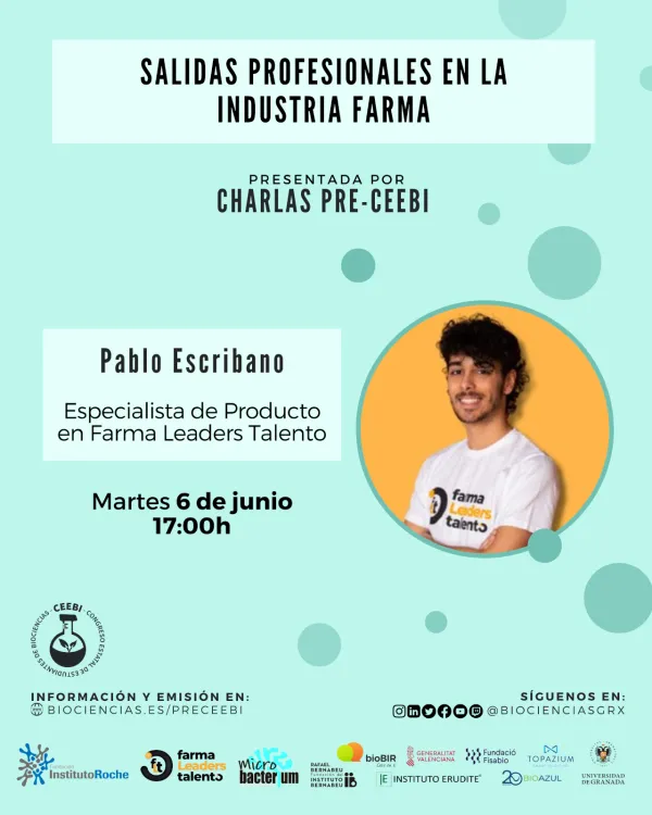Charla Pre-CEEBI | Salidas profesionales en la industria farma