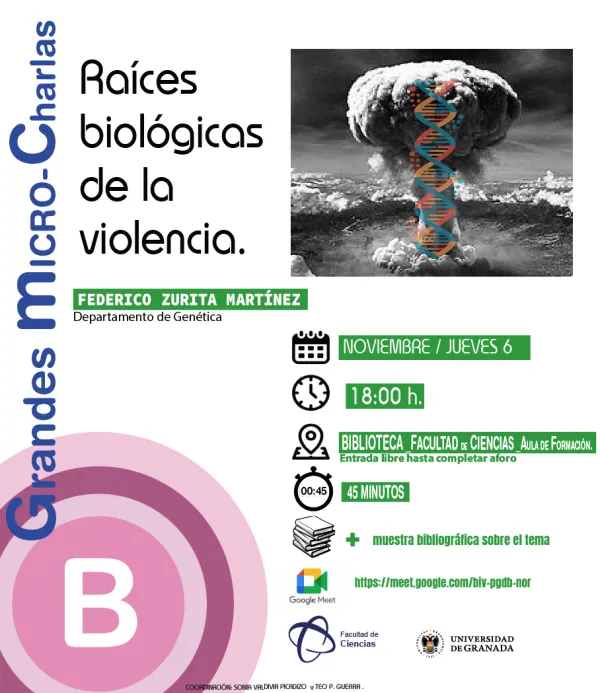 Raíces biológicas de la violencia. Micro-Charlas. Biblioteca Ciencias.