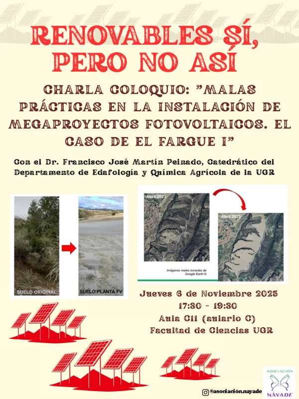 Renovables sí, pero no así: malas prácticas en la instalación de megaproyectos fotovoltaicos. El caso de El Fargue I