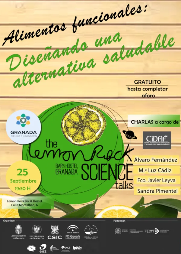 Charla: Alimentos funcionales, diseñando una alternativa saludable.