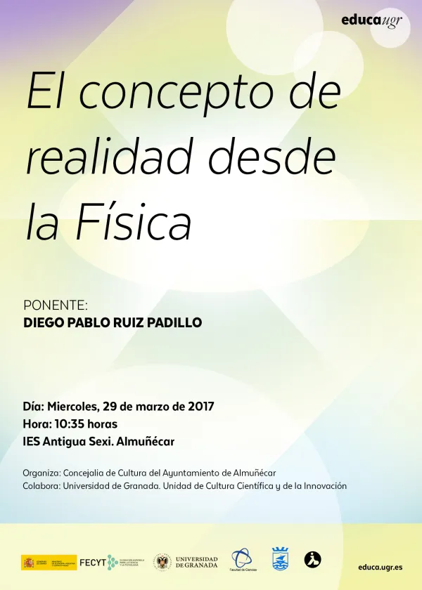 Charla "El concepto de realidad desde la Física” dentro del proyecto Ciencia y Sociedad