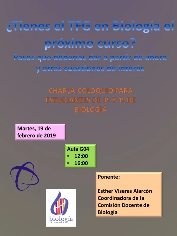 ¿Tienes el TFG en Biología el Próximo Curso? Pasos que deberías dar a partir de ahora y otra cuestiones de interés