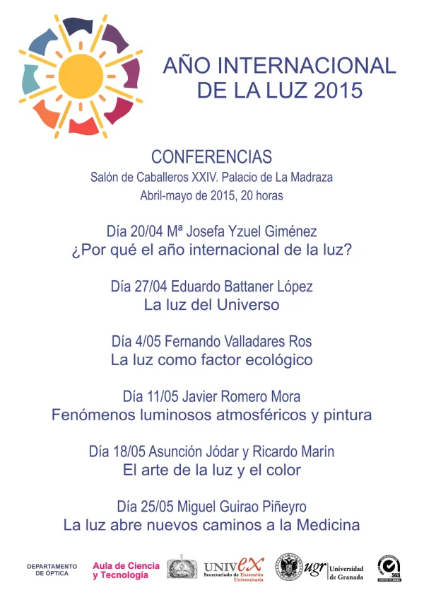 Ciclo de conferencias: Año Internacional de la Luz 2015