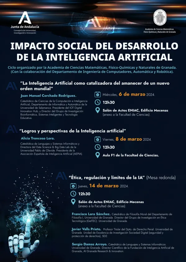 Ciclo de conferencias: Impacto social del desarrollo de la Inteligencia Artificial