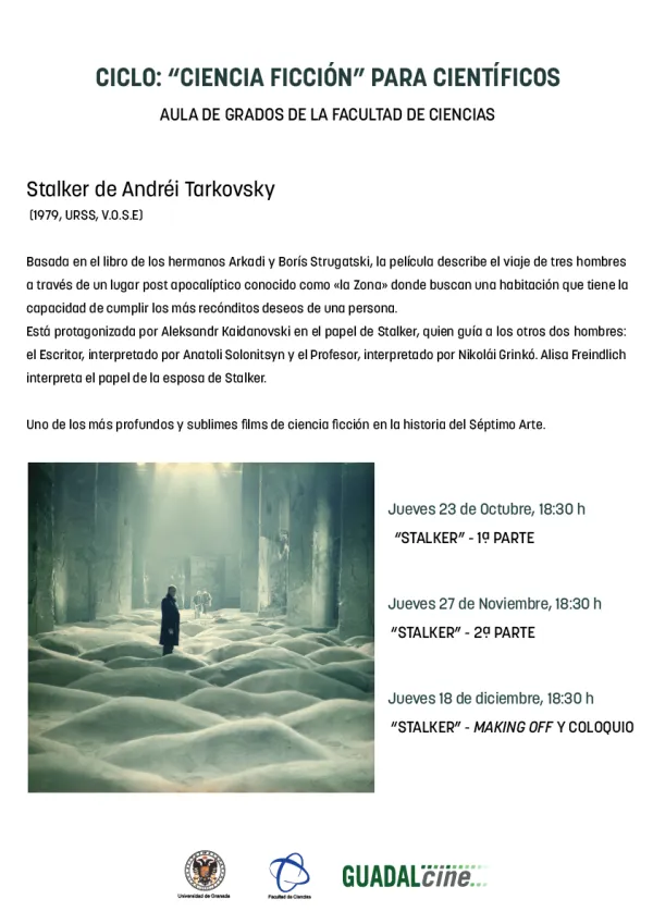 Ciclo "ciencia ficción" para científicos