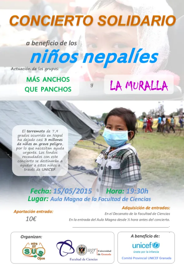 Concierto solidario a beneficio de los niños nepalíes