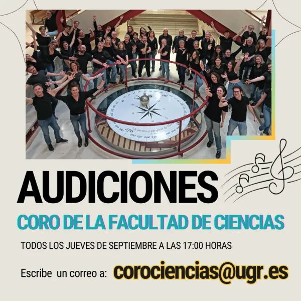 Audiciones del Coro de la Facultad de Ciencias en Septiembre de 2025