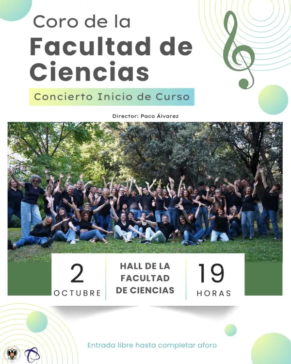 Concierto de Inicio del Curso 25/26 del Coro de la Facultad de Ciencias