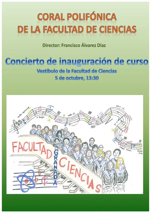 Concierto de inauguración de curso de la Coral Polifónica de la Facultad de Ciencias