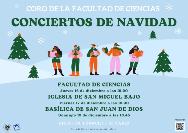 Conciertos de Navidad 2021 del Coro de la Facultad de Ciencias 
