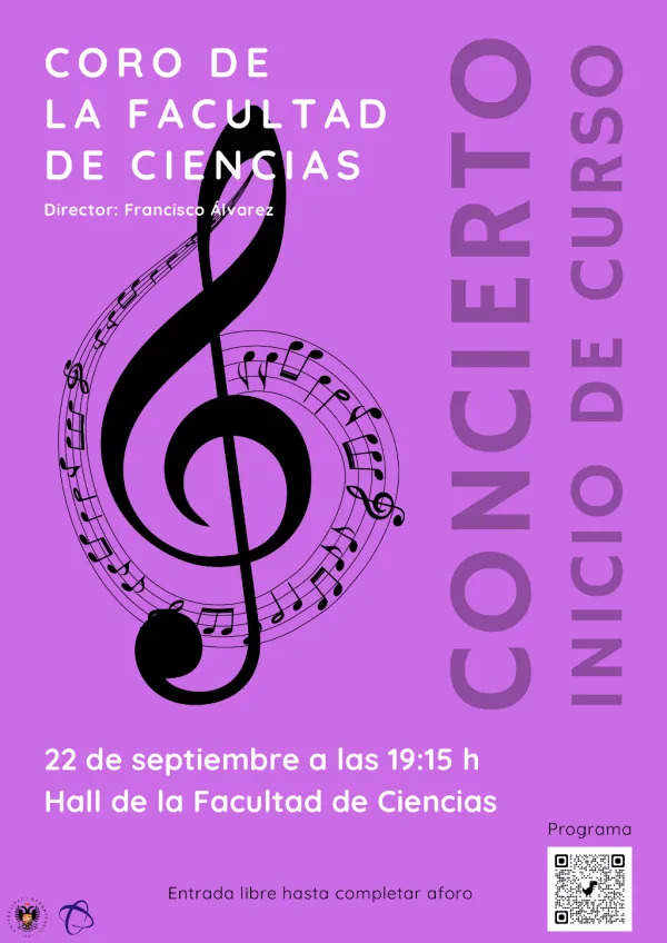 Concierto Inauguración del curso 22-23 del Coro de la Facultad de Ciencias