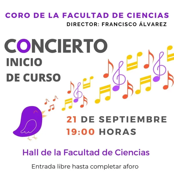 Concierto de Inicio de Curso 23/24 del Coro de la Facultad de Ciencias 
