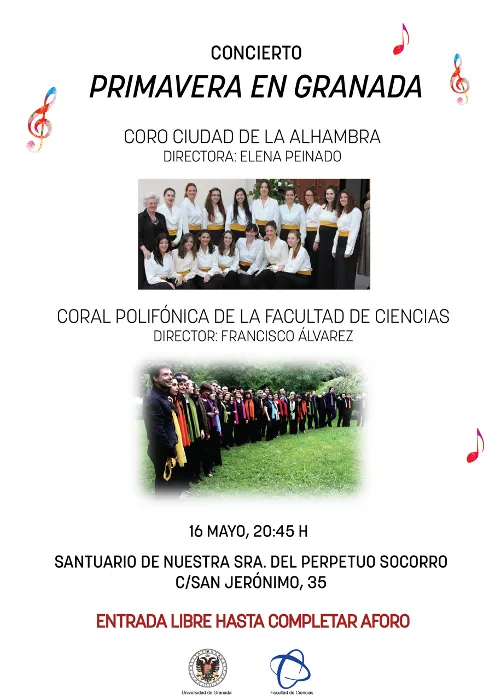 Conciertos de Primavera de la Coral Polifónica de la Facultad de Ciencias
