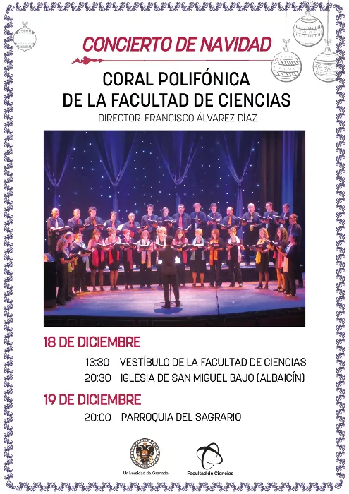 Concierto de Navidad de la Coral Polifónica de la Facultad de Ciencias