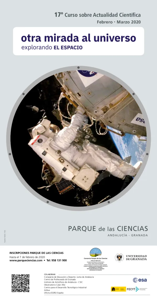17º Curso sobre actualidad científica: "Otra mirada al universo. Explorando el espacio"