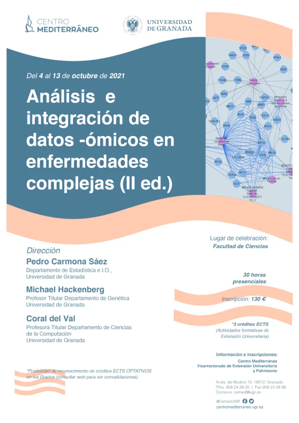 Curso Análisis integrado de datos -omicos en enfermedades complejas (II ed.)
