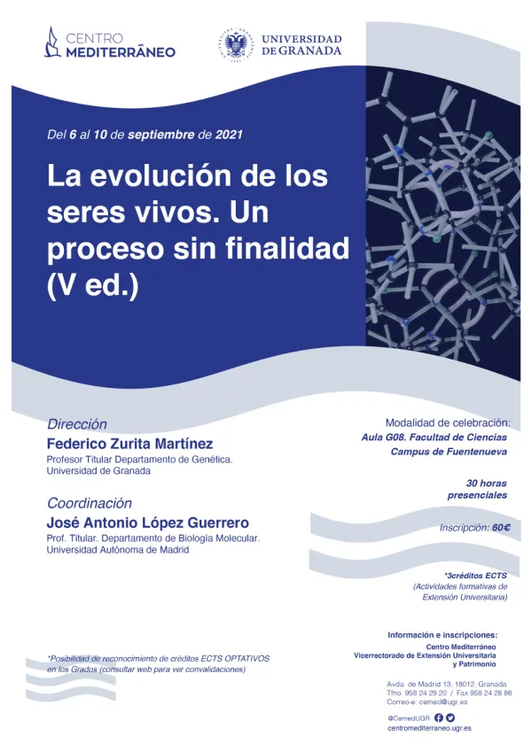 La evolución de los seres vivos. Un proceso sin finalidad (V ed.)