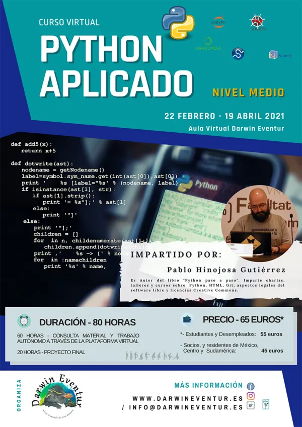 Curso virtual: Python aplicado – nivel medio