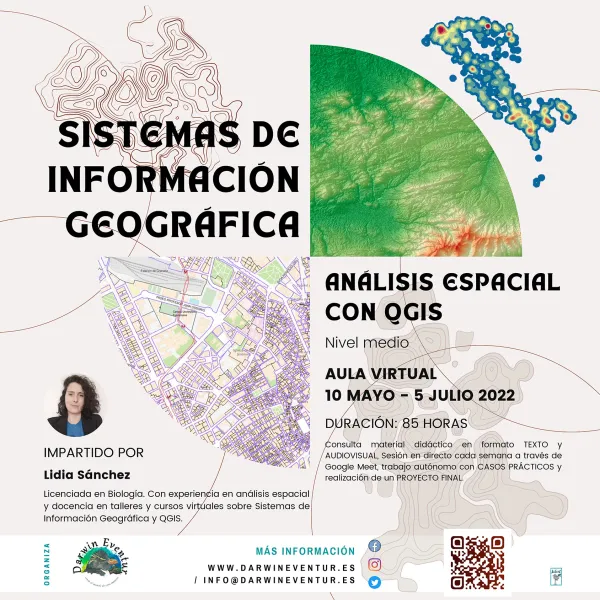 Curso Online. Sistemas de Información Geográfica: Análisis espacial con QGIS - Nivel Medio 3ª edición