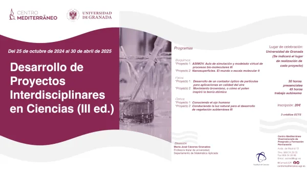 Desarrollo de proyectos interdisciplinares en Ciencias 2024
