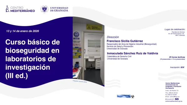 Curso básico de bioseguridad en laboratorios de investigación (III edición)