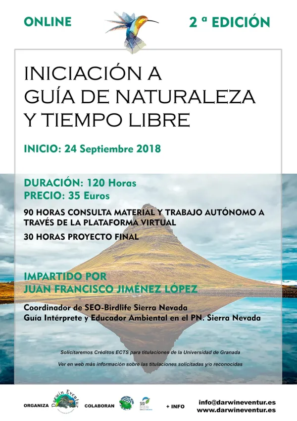 2ª Edición del Curso Online: Iniciación a Guía de Naturaleza y Tiempo Libre