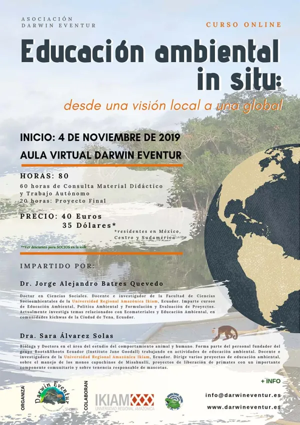 Curso online "Educación ambiental in situ: desde una visión local a una global"