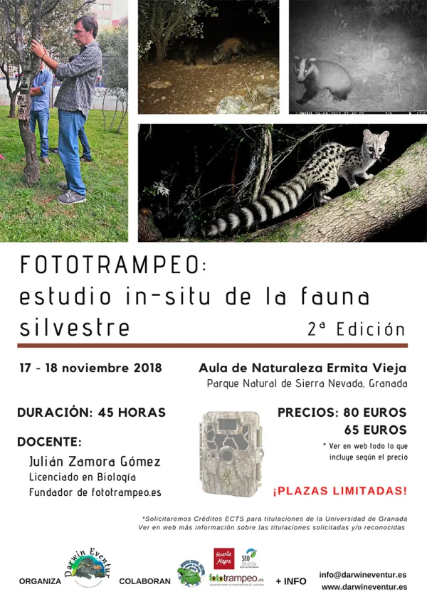 Fototrampeo: Estudio in-situ de la fauna silvestre 2ª edición