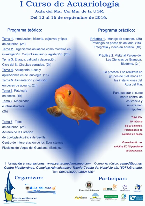 I Curso de Acuariología CEI MAR UGR