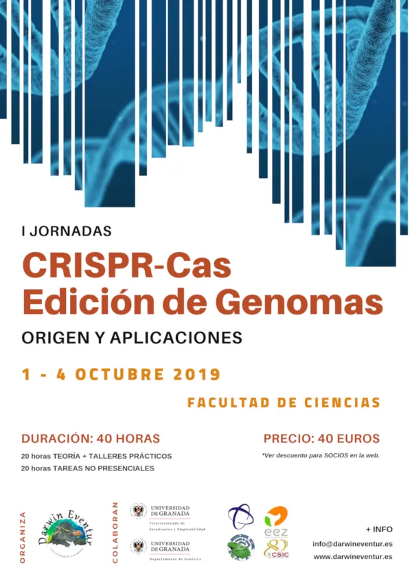 I jornadas "CRISPR/Cas. Edición de genomas: origen y aplicaciones"