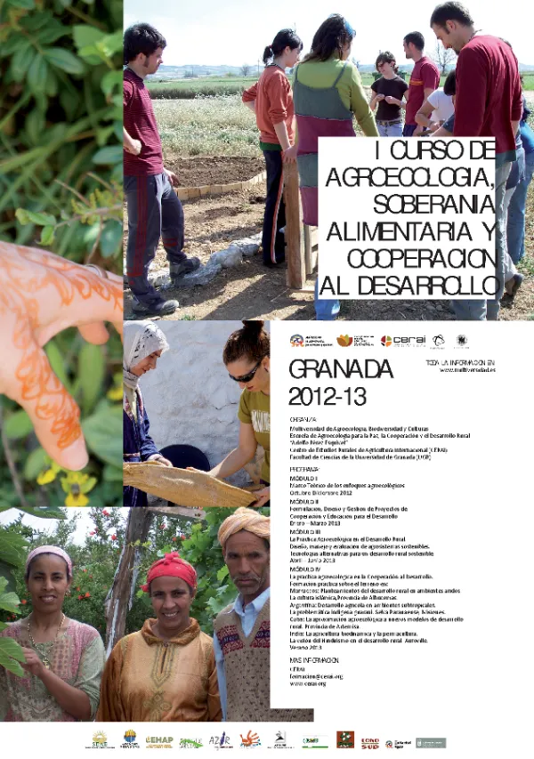 I curso de agroecología, soberanía alimentaria y cooperación al desarrollo