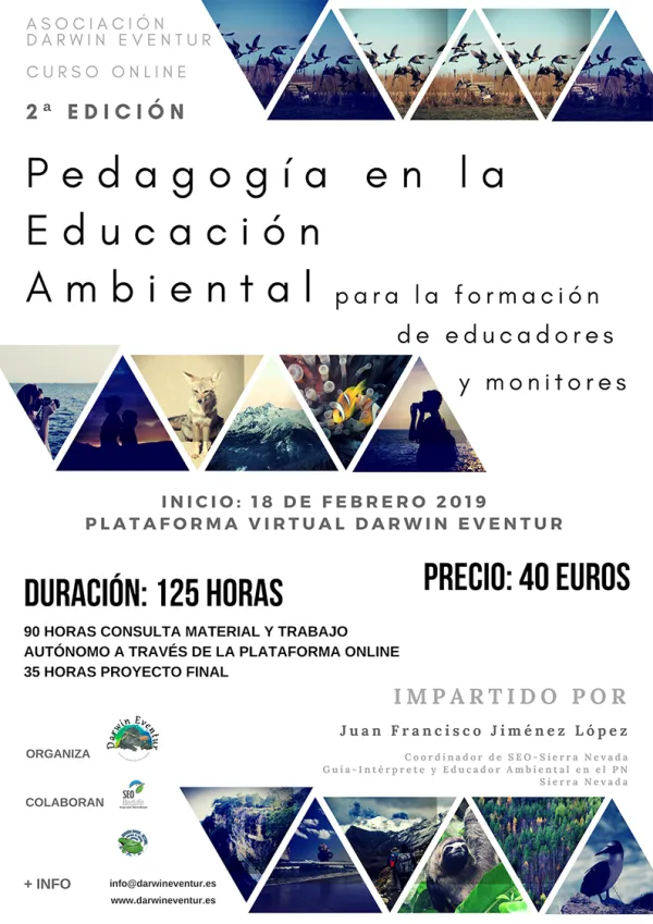 Pedagogía en la Educación Ambiental para la formación de educadores y monitores. 2ª edición ONLINE 