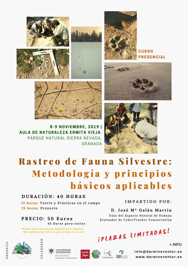 Curso Rastreo de Fauna Silvestre: Metodología y Principios Básicos Aplicables 