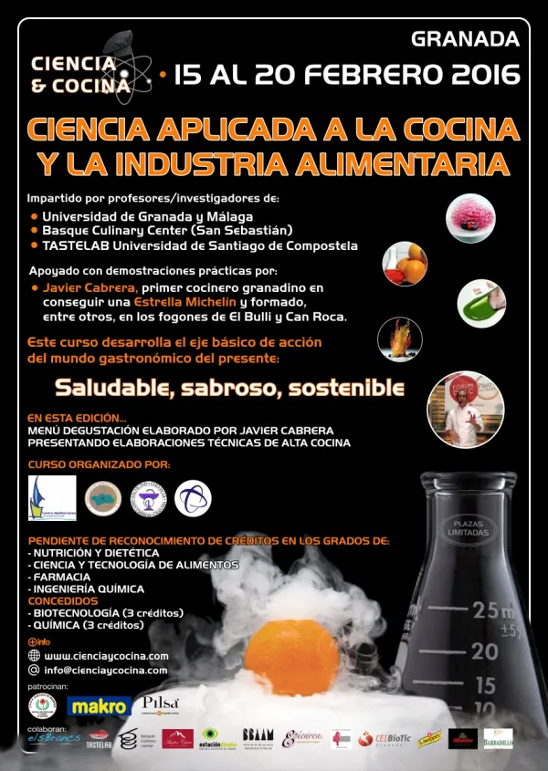 Curso “Ciencia aplicada a la cocina y la industria alimentaria”