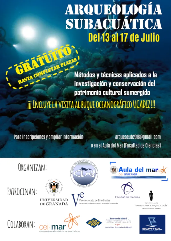 Curso gratuito sobre Arqueología submarina