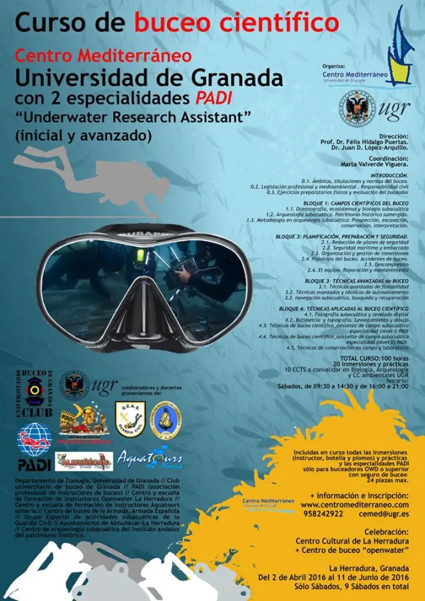 Curso de Buceo Científico