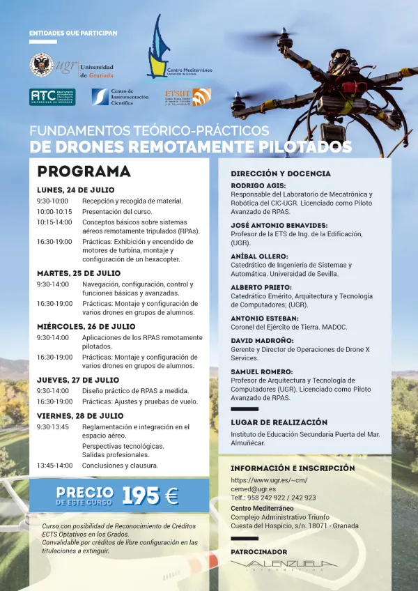 Fundamentos teórico-prácticos de drones remotamente pilotados