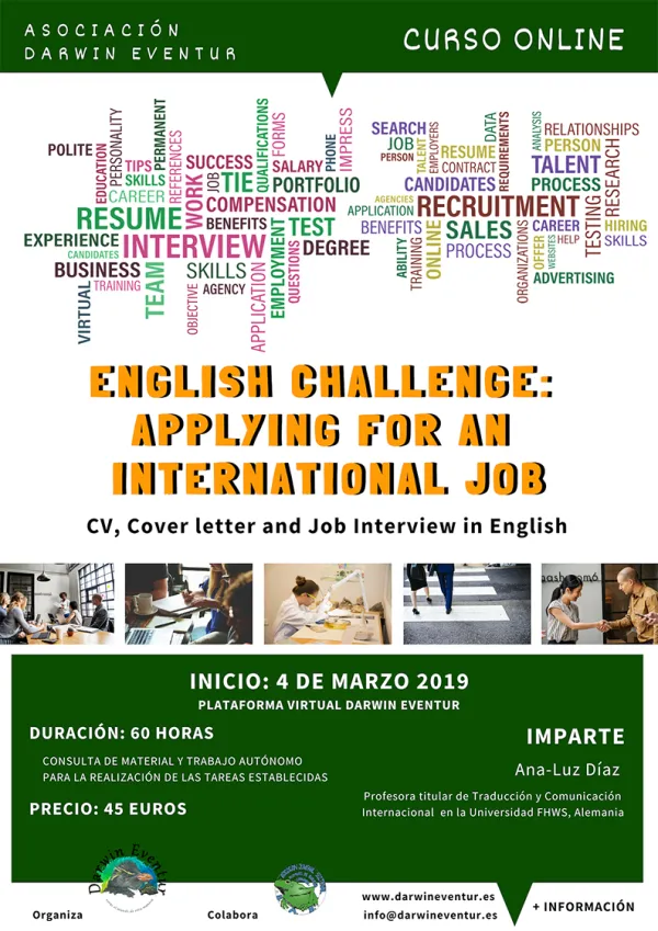 Curso Online "English Challenge: Applying for an International Job"