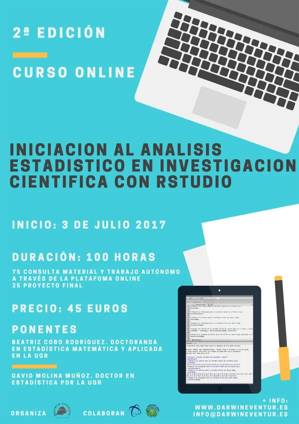 Iniciación al Análisis Estadístico en Investigación Científica con Rstudio ONLINE 2ª edición 