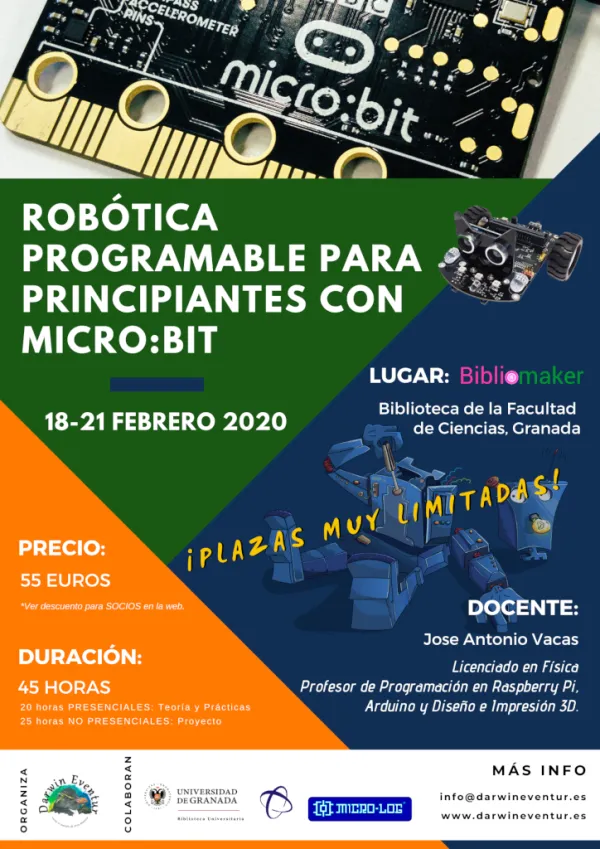 Curso Robótica programable para principiantes con micro:bit