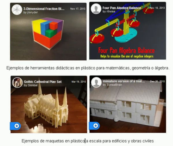 Diseño y Construcción de Modelos de Piezas 3D e impresión en plástico