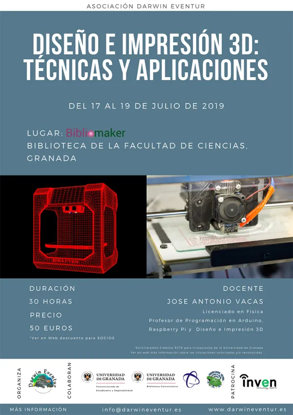 Diseño e Impresión 3D: técnicas y aplicaciones 