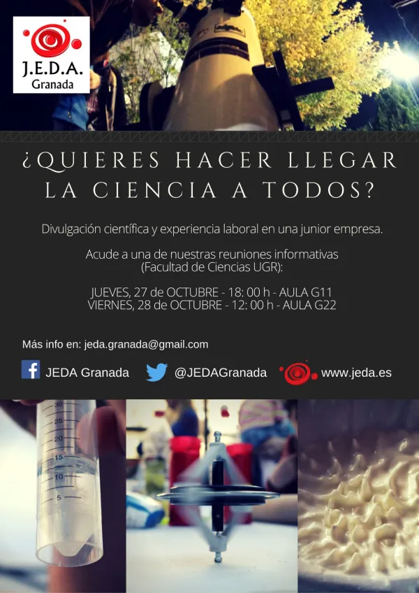 Divulgación Científica y experiencia Laboral en una Junior Empresa