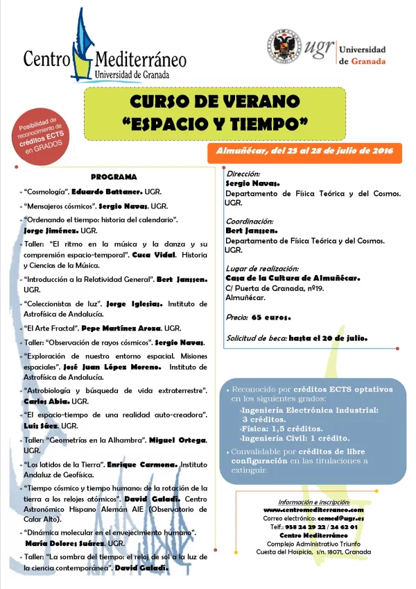 Curso "Espacio y Tiempo"