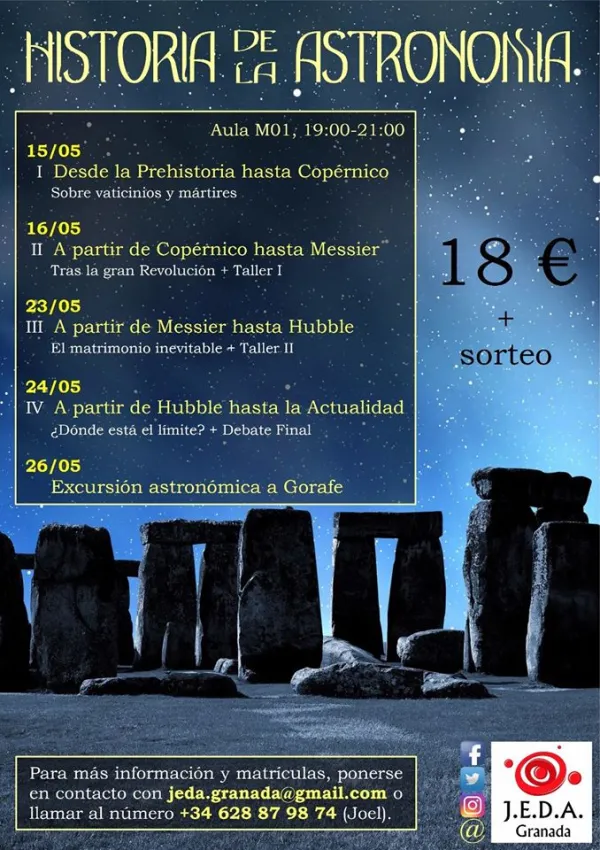 I Curso de historia de la astronomía 